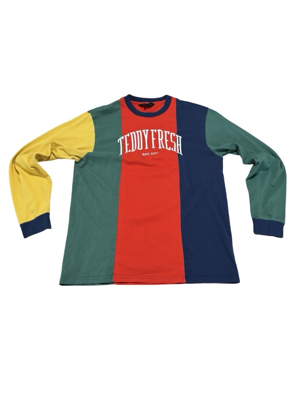 Teddy Fresh Colorblock Long Sleeve T-Shirt